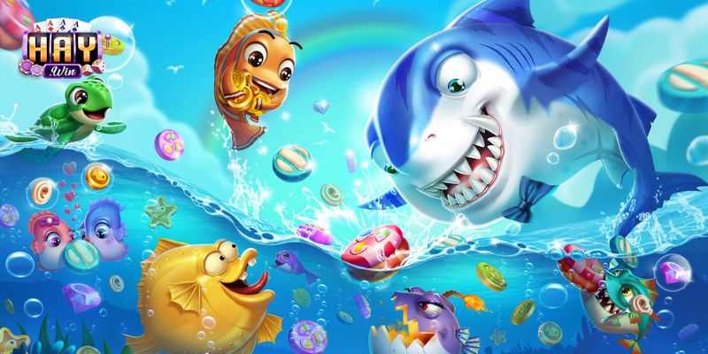 Hệ thống game fishing hunter và phong cách chơi khi đối đầu cá mập