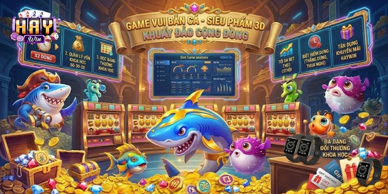 Game Vui Bắn Cá - Siêu Phẩm 3D Khuấy Đảo Cộng Đồng