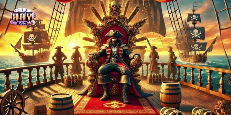 Giao diện Pirate King Haywin với chủ đề hải tặc đặc trưng