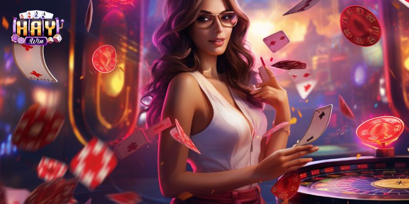 Bàn Xì Dách trên HAYWIN giúp người chơi theo dõi từng lượt chia bài một cách rõ ràng